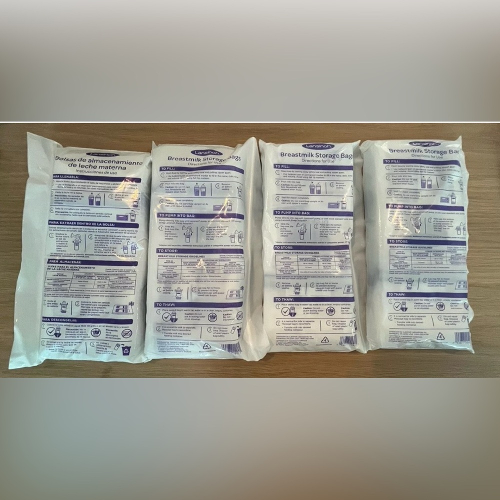 Breast milk storage  lansinoh